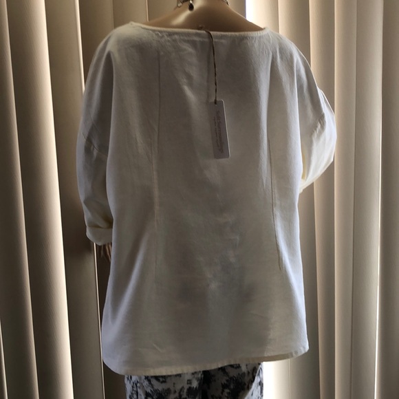 SOFT SURROUNDINGS Gauge Top Only. 100% cotton. Size 14 - Picture 4 of 10